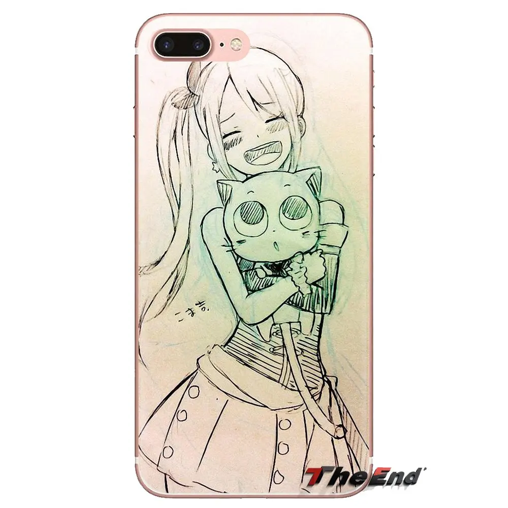 Happy Natsu flying cat Fairy Tail Art Phone Covers For LG Spirit Motorola Moto X4 E4 E5 G5 G5S G6 Z Z2 Z3 G2 G3 C Play Plus Mini |