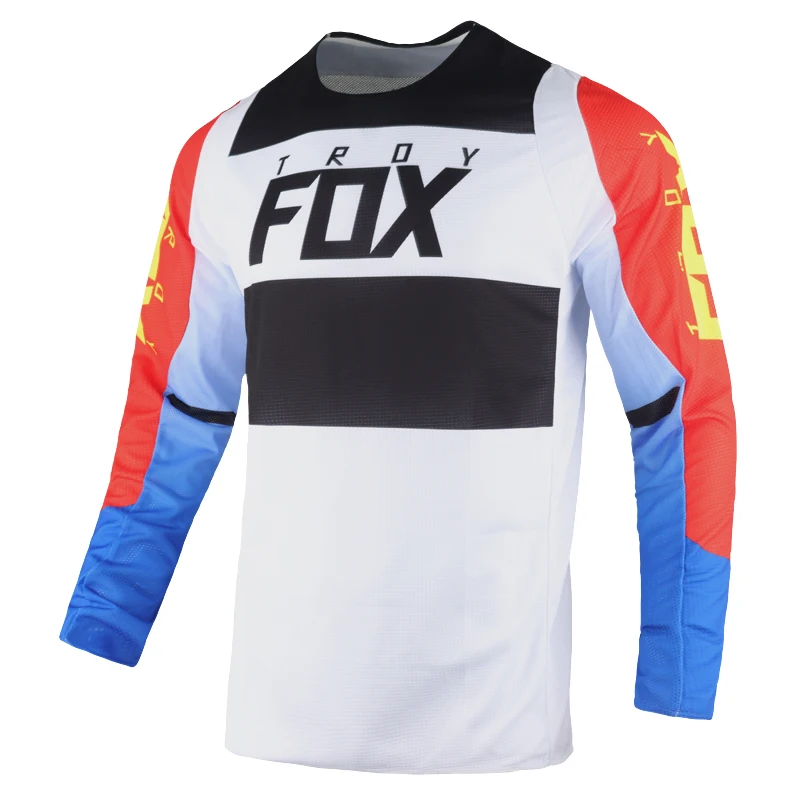 

360 Linc Jersey Motocross Racing Long Sleeve Mountain MX Dirt Bike Offroad Motorbike Cycling Jersey White Blue Clothes Men
