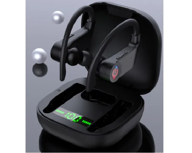 

Wireless Earbuds, Bluetooth 5.1 Sport Headphones with Charging Case, 10Hours Single Playtime Earhooks Headset, Wireless Earphone