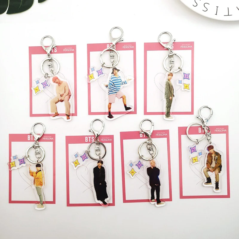 Брелок Kpop Bangtan Boys красивые подвески цепочки для ключей женщин и мужчин