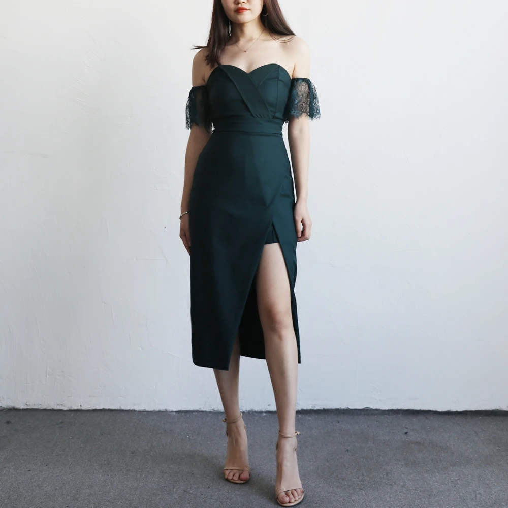 Красивые модные кружевные платья с открытыми плечами сексуальное платье