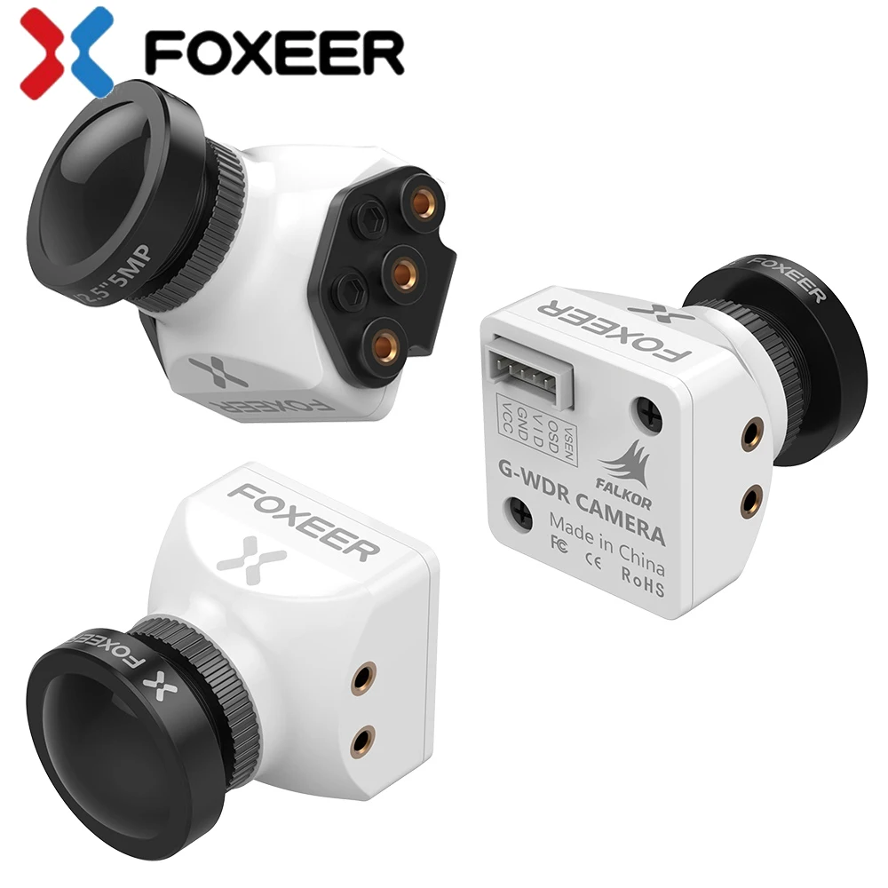 Foxeer Falkor 2 Mini FPV Camera 1200TVL 1/3 CMOS 4:3 PAL/ 16:9 NTSC Switchable G-WDR for RC Multirotor Racing Drone | Игрушки и хобби