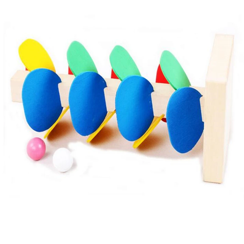 

Wooden Tree Marble Ball Run Track Game Montessori Educational toy Blocks Baby Kids Children Intelligence Early Educational Toy