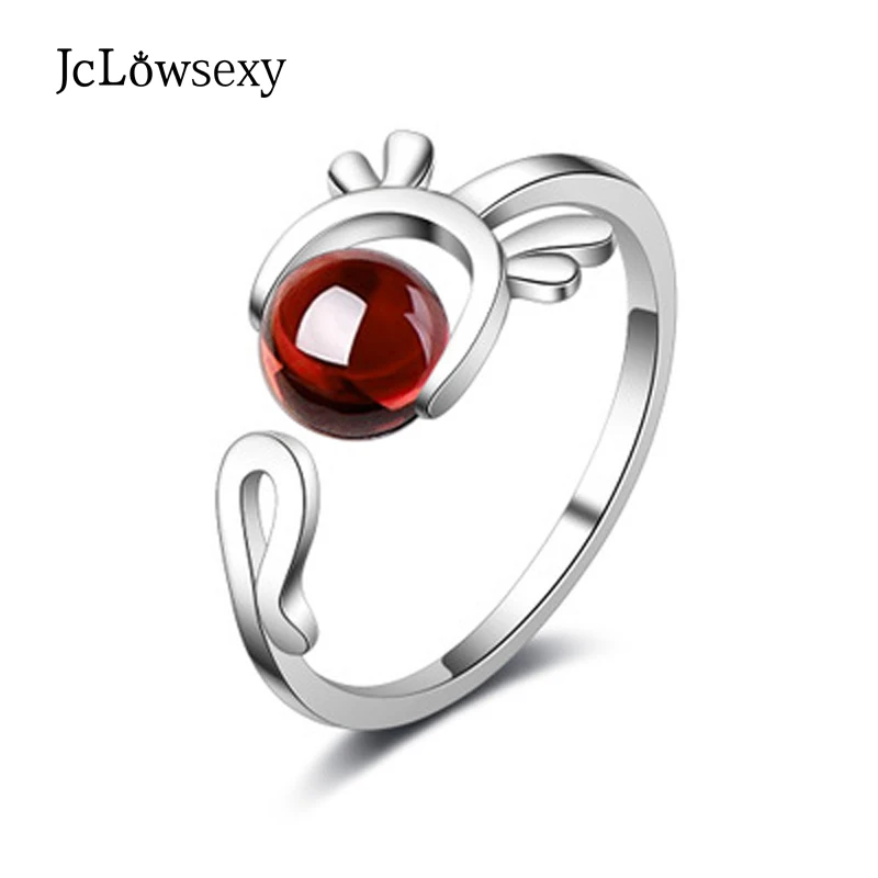 Женские кольца с посеребренным покрытием Jclowsexy розовые Колечки клубничным