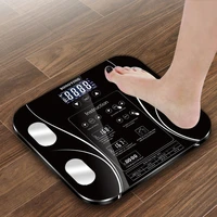 hot bathroom body fat bmi scale digital human electronic smart weight scales led digital english function screen usb charge