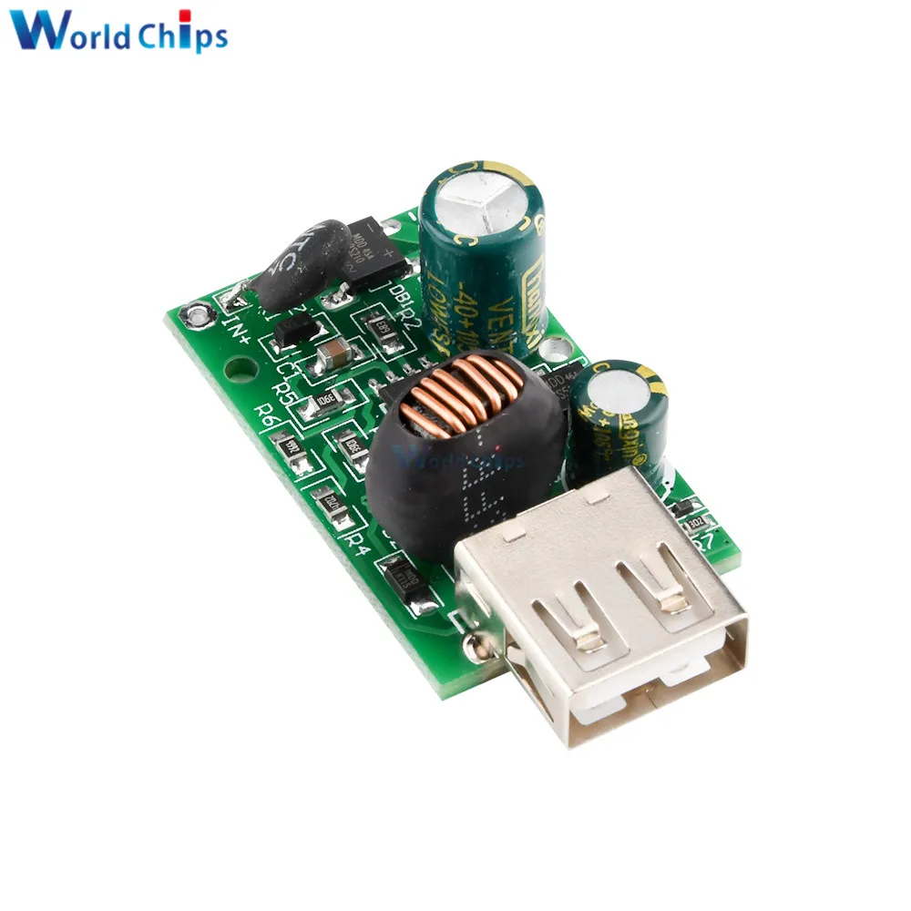 5V 2A aвтомобильное зарядное устройство с одним USB Зарядное доска Питание DC 12V 24V 48V 72V