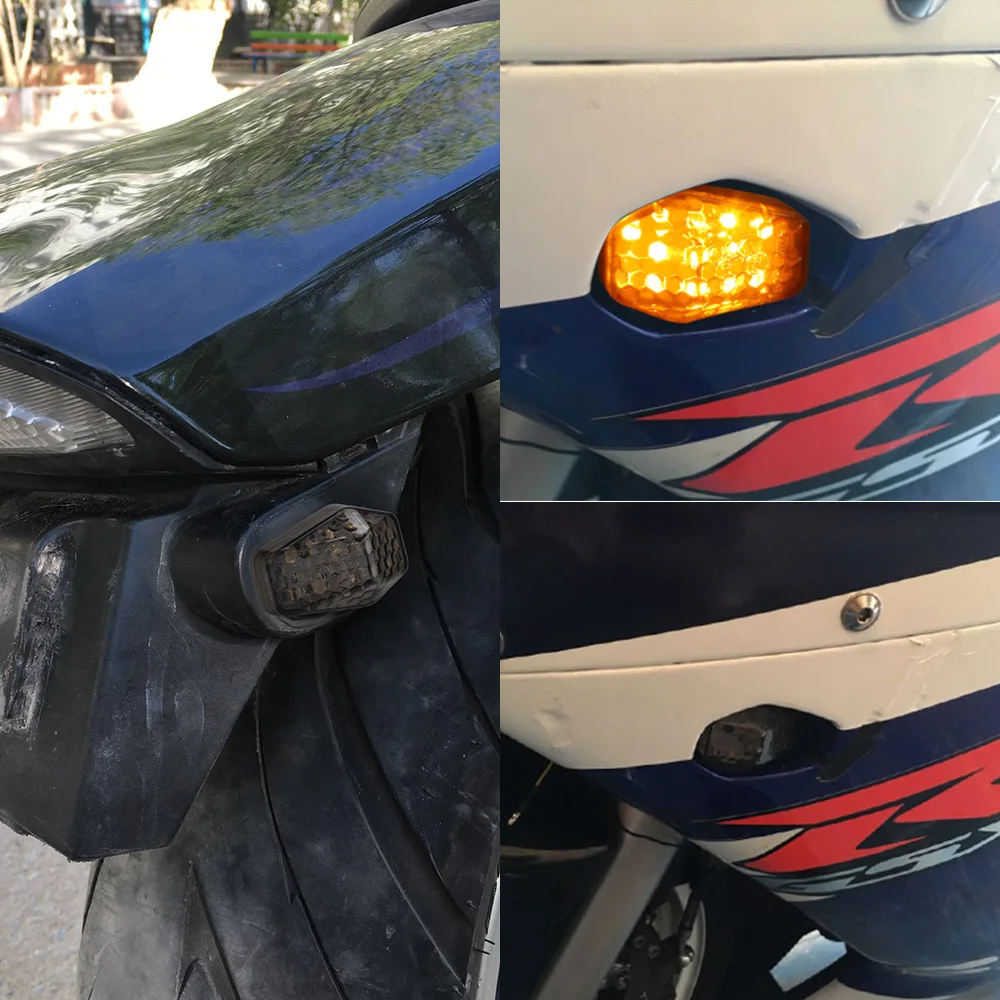 10 мм мотоциклетные фонари поворота фонарь для Suzuki GSXR 600 750 1000/SV 650S 1000S/Bandit 600S 1200S 1250S