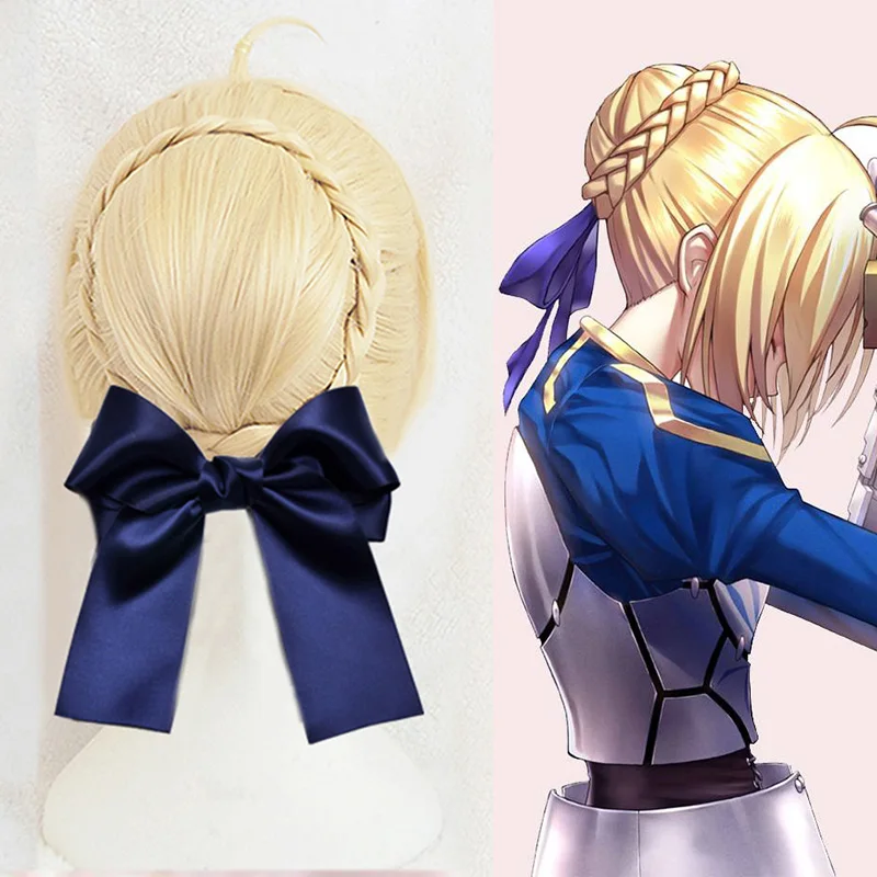 Женский парик для косплея из аниме FGO Alter Saber Wig Fate Grand Order термостойкие волосы и