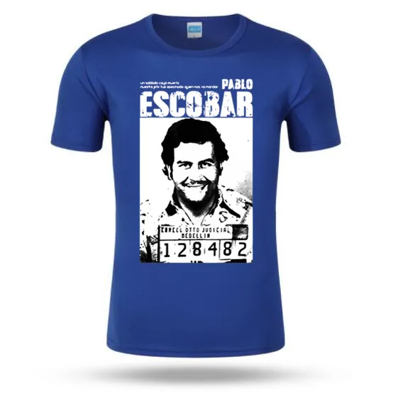 DAET Pablo Escobar футболка травы Mafia Scareface Luciano каплун для мужчин 100% хлопковые футболки