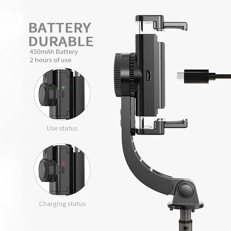 

Handheld Gimbal Stabilizer for Xiaomi IOS Smartphones Photograph Live Broadcast Table Tripod Sport Gopro Bluetooth Selfie Stick