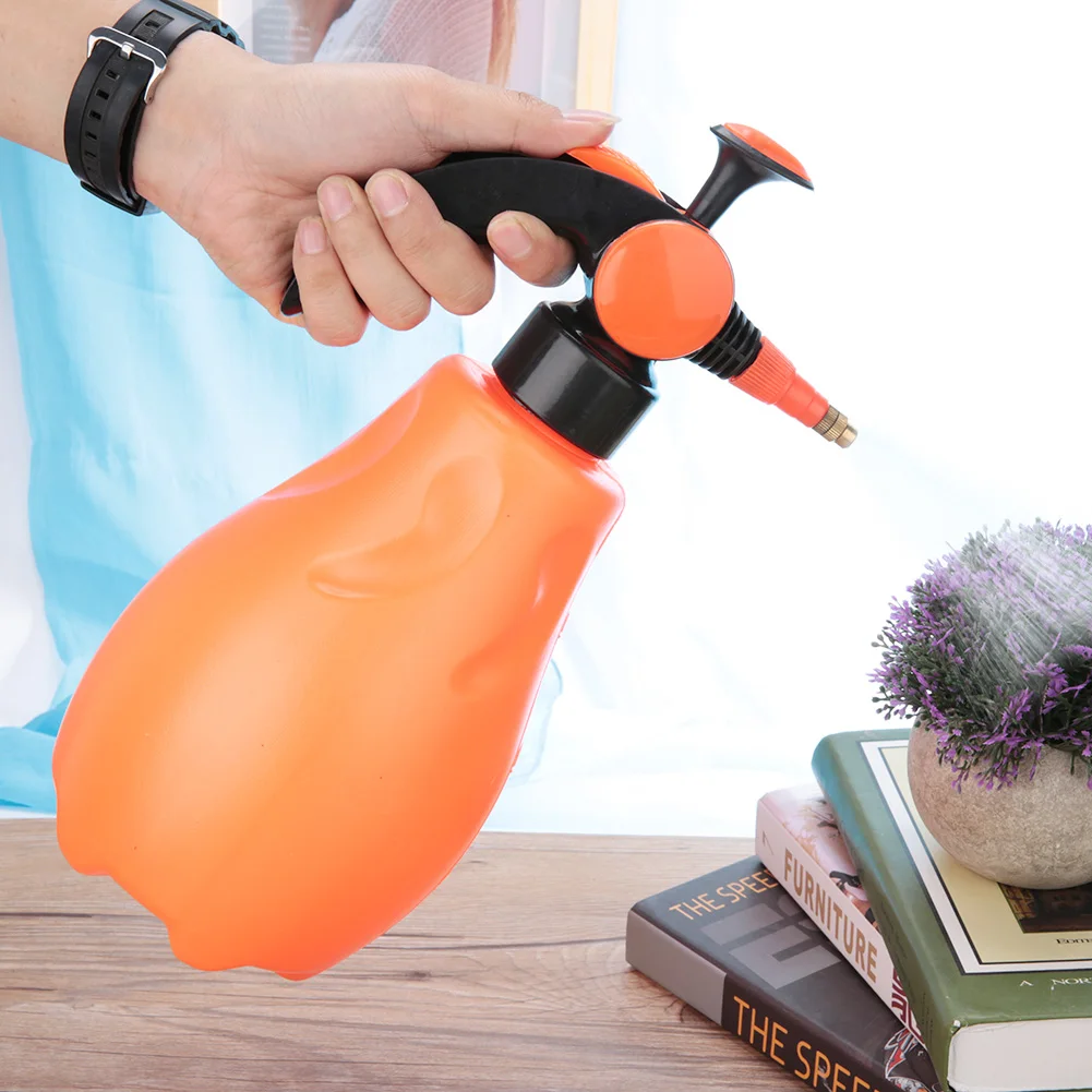 Фото Портативный цветочный горшок с распылителем воды 1 5 л бутылка для полива сада и