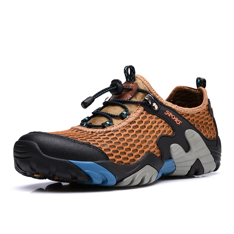 

New mountain climbing upstream hiking shoes men's non-slip wear-resistant breathable hiking shoes high-quality new materials
