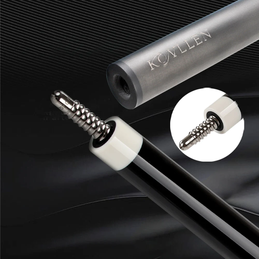 Карбоновый кий Konllen из углеродного волокна бильярдный с валом 12 5 мм комплект 3/8*8