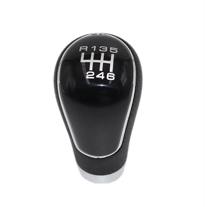 6 speed bladk Автомобильная ручка переключения передач рычаг Gaitor Boot Cover ручная трансмиссия для hyundai ix35 Elantra Tucson Matrix автомобильный Стайлинг в сборе - Название цвета: 6 speed bladk