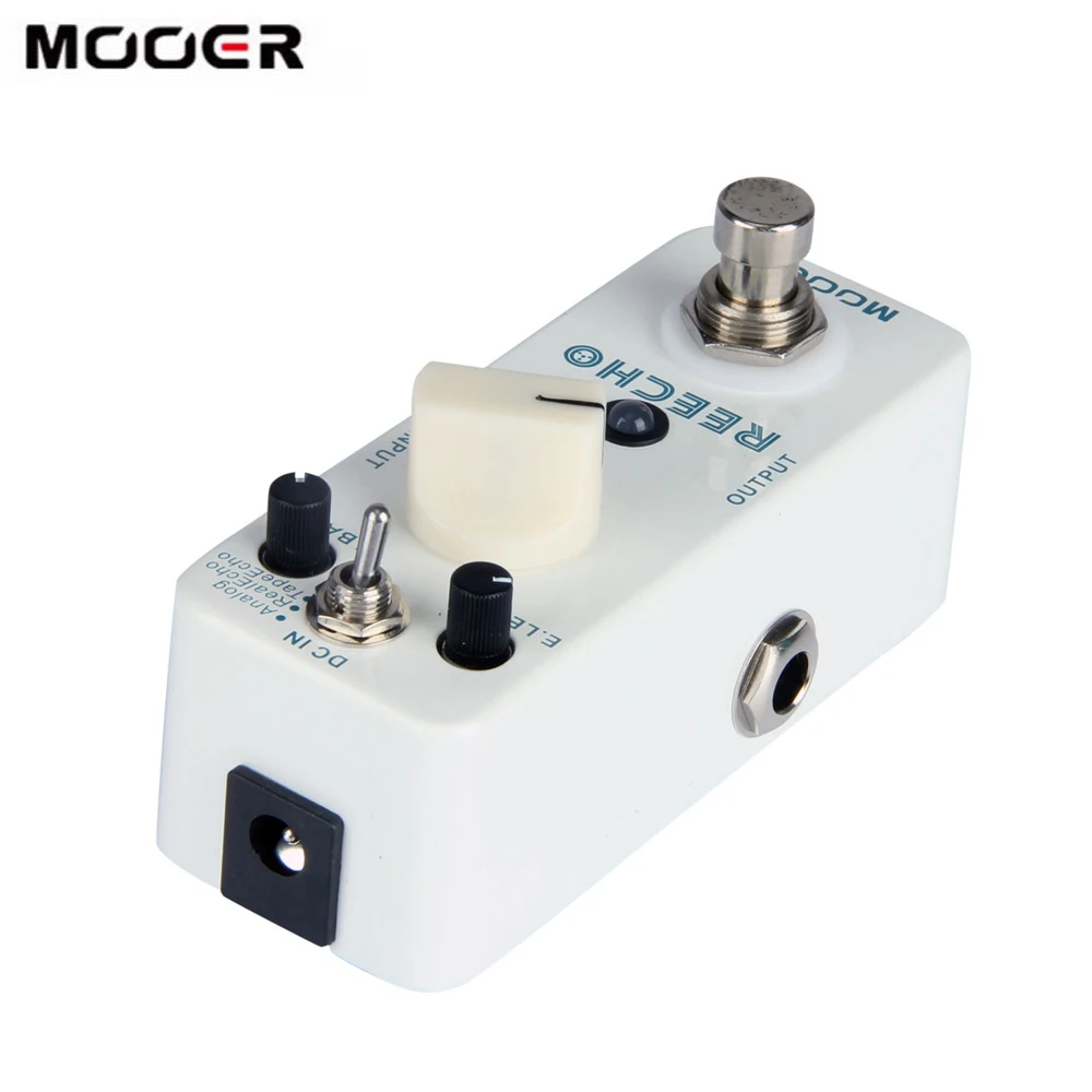 Mooer Reecho Micro Digital Delay Effect Pedal 3 Modes(Analog/Real Echo/Tape Echo) for Electric Guitar True Bypass |