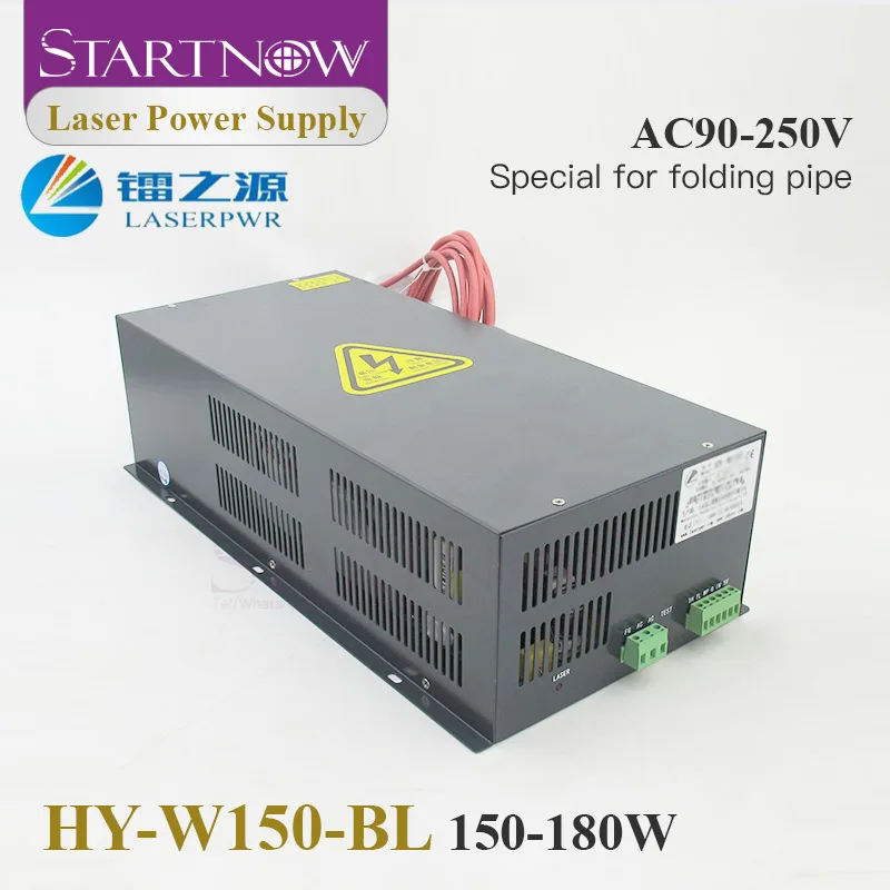 Startnow HY W150 BL Co2 лазерный источник питания 110V 220V для 300W 800W Складная лазерная трубка