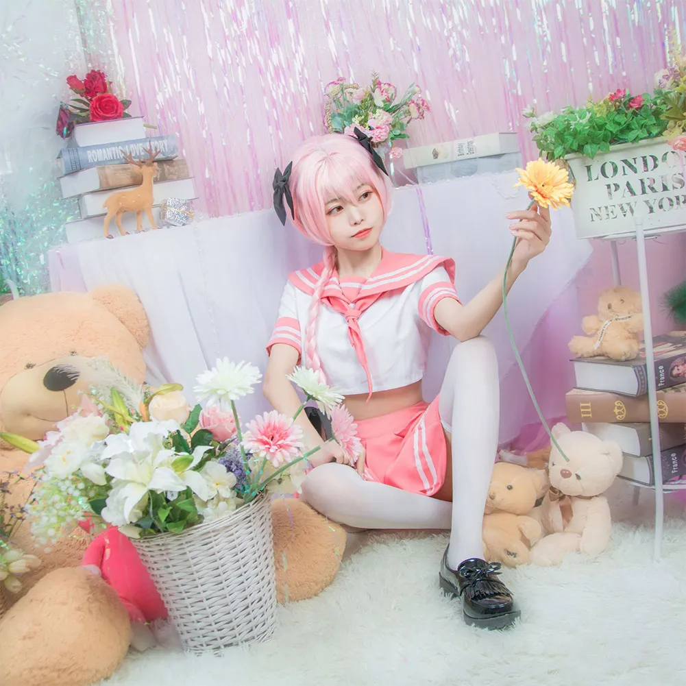

Fate FGO Astolfo Cosplay Costume Sailor Suit Dress Outfits Halloween Carnival Costumes