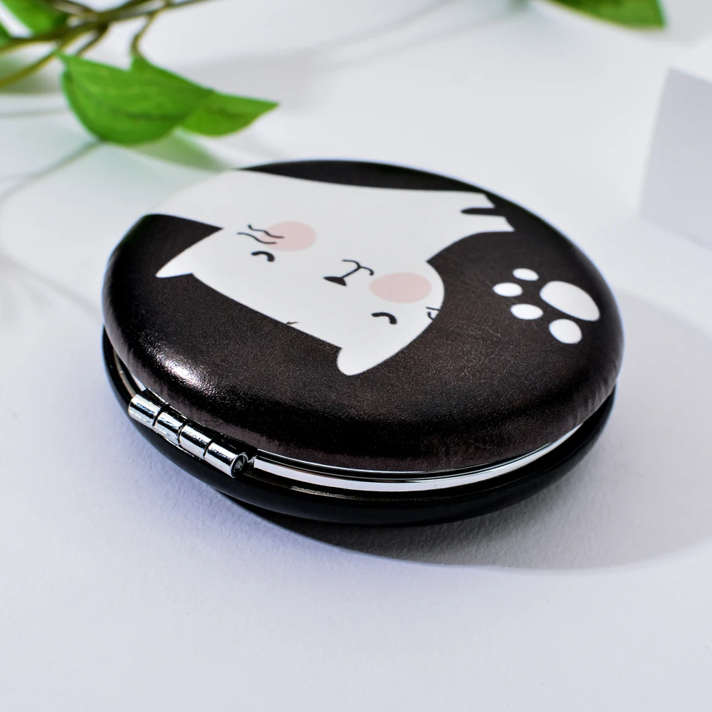 Мультяшный женский косметический инструмент модные зеркала для девочек мини-Кот