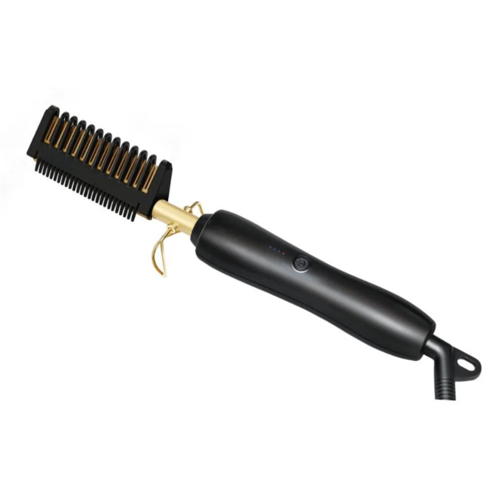 

Hair Straightener Flat Irons Straightening Brush Hot Heating Comb Hair Straight Styler Corrugation Curling Iron Hair Curler Comb