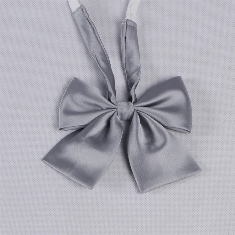 Японский Школьный Униформа Jk Атласный Галстук-бабочка симпатичная британская