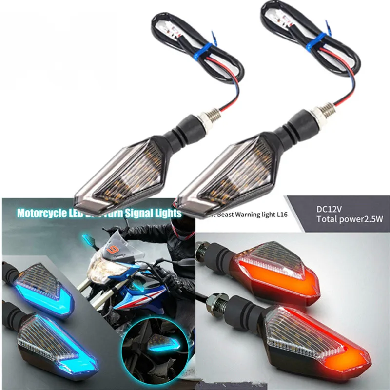 2 мигалки мотоциклетные светодиодные сигнальные огни для Cruiser Honda Kawasaki BMW Yamaha