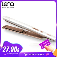 lena 2 in 1 hair straightener hair curling iron negative ion curler styling tool four gear temperature adjustment 220v