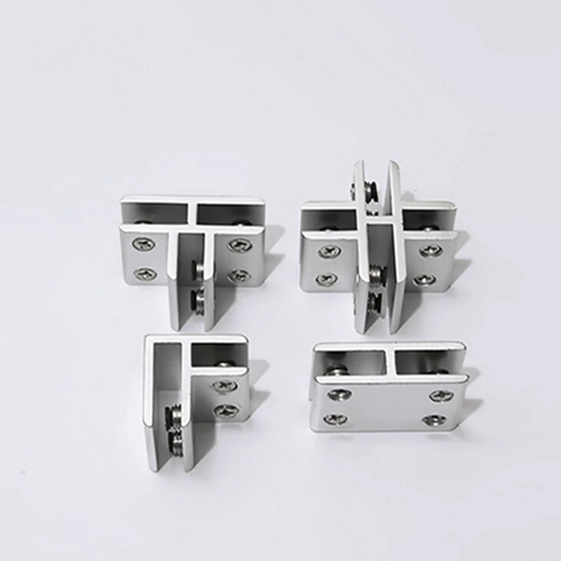 180 градусов двусторонний зажим для дома легко установить стеклянный из цинка