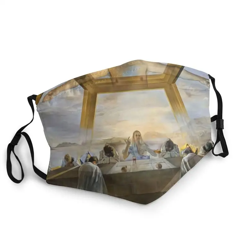 

Washable The Sacrament Of The Last Supper Mask Salvador Dali Art Anti Haze Protection Cover Respirator Muffle