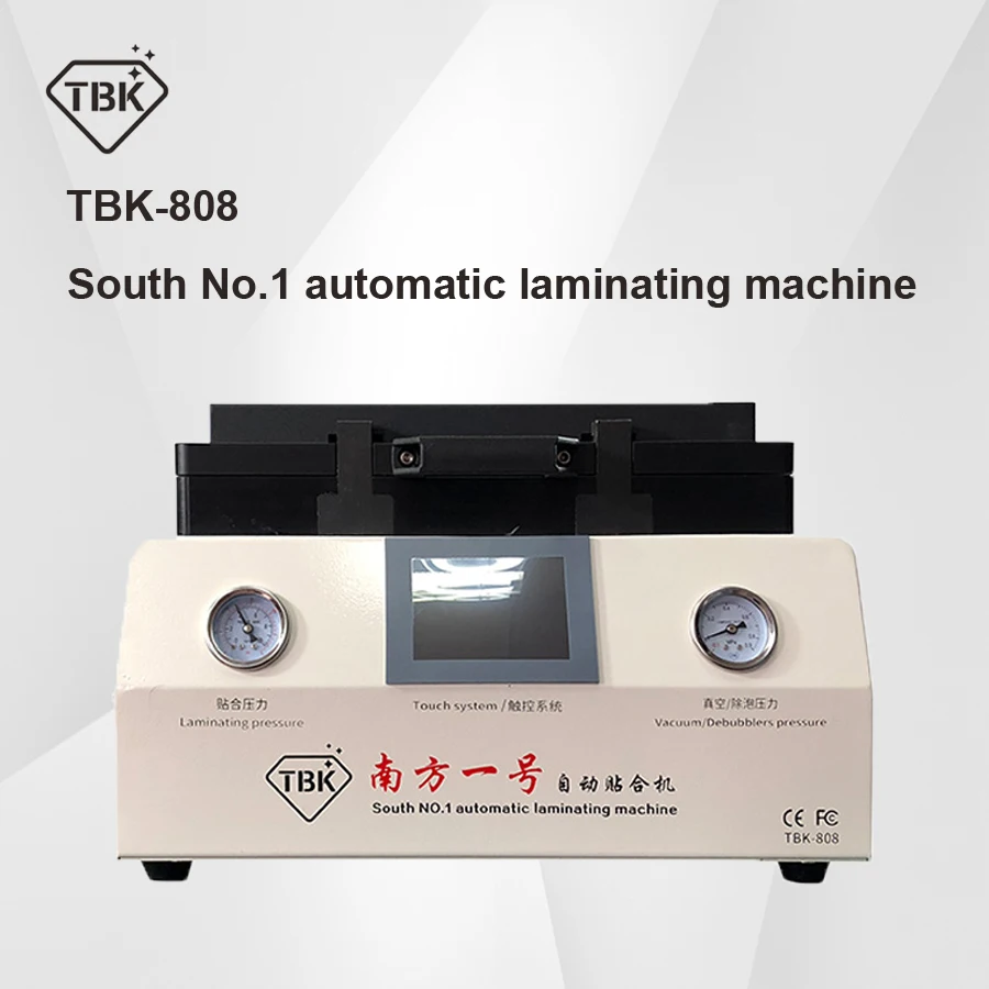 

TBK 808 12 inch LCD screen Laminating Machine For edge screen glass oca laminate repair Bubble Removing Machine