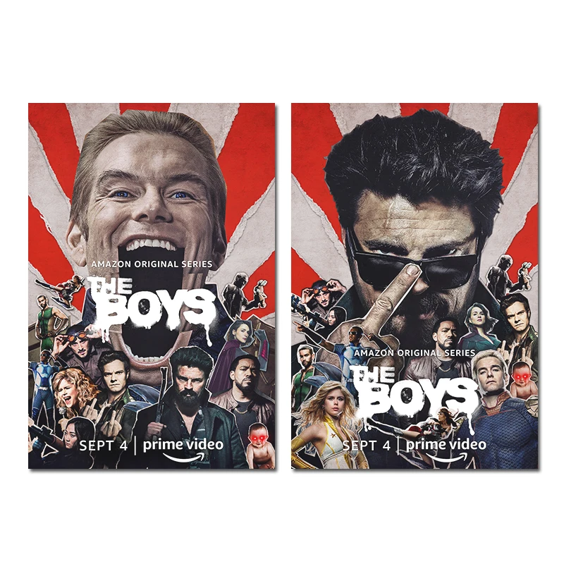 

TV Poster The Boys Posters 2020 New Action Comedy Fabric Art Prints Home Decor Season 2 Wall Pictures