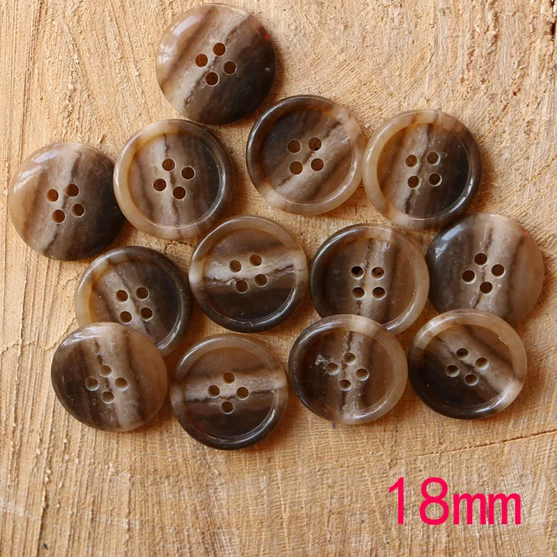 18mm 15PCS 15 мм 15 шт смешанные маленькие пуговицы для швейные Крепежные изделия Скрапбукинг и сделай сам ручной работы с разными цветами и стилем - Цвет: 18mm 15PCS