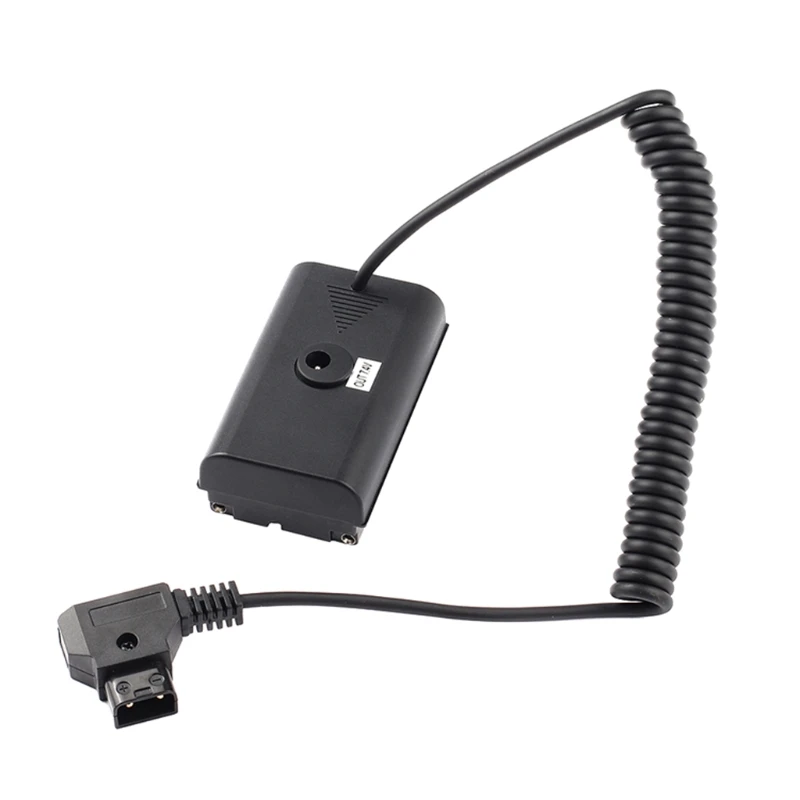 

Home Monitor Supplement Light Power Supplies D-Tap to NP-F550 F570 Dummy Battery B Type Coiled Power Cable