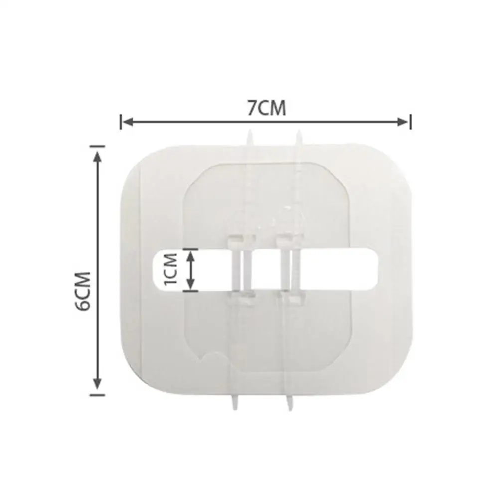 

2 Pieces/Set of Zipper Tie Wound Closure Patch Hemostatic Patch Wound Fast Suture Zipper Band-Aid Outdoor Portable
