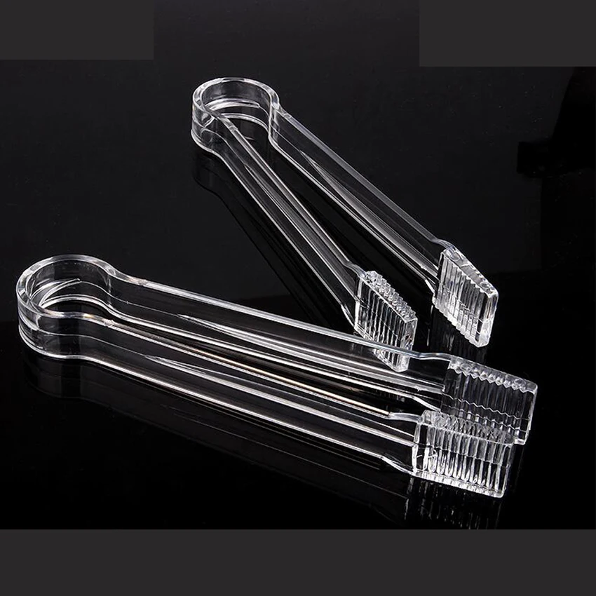 1 шт. 16*3 5 см прозрачный пластиковый зажим для барбекю хлеба еды льда щипцы