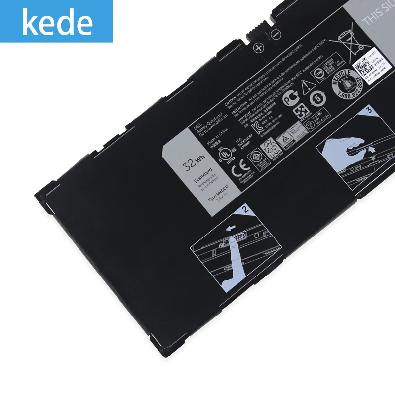 Kede Оригинальный аккумулятор для ноутбука 9MGCD Dell Venue 11 Pro 5130 312 1453 XRXMG VYP88 451 BBIN XMFY3 7 4 V