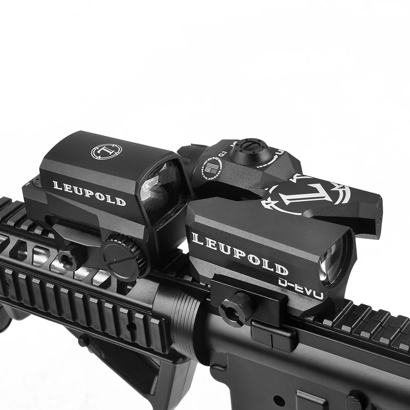 D EVO с двойным усилением зрения оптическая винтовка прицел Лупа LCO красная точка