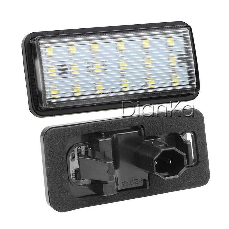 Автомобильный светодиодный номерной знак 12 В Белый SMD для Toyota Land Cruiser Prado Reiz 4D Mark X