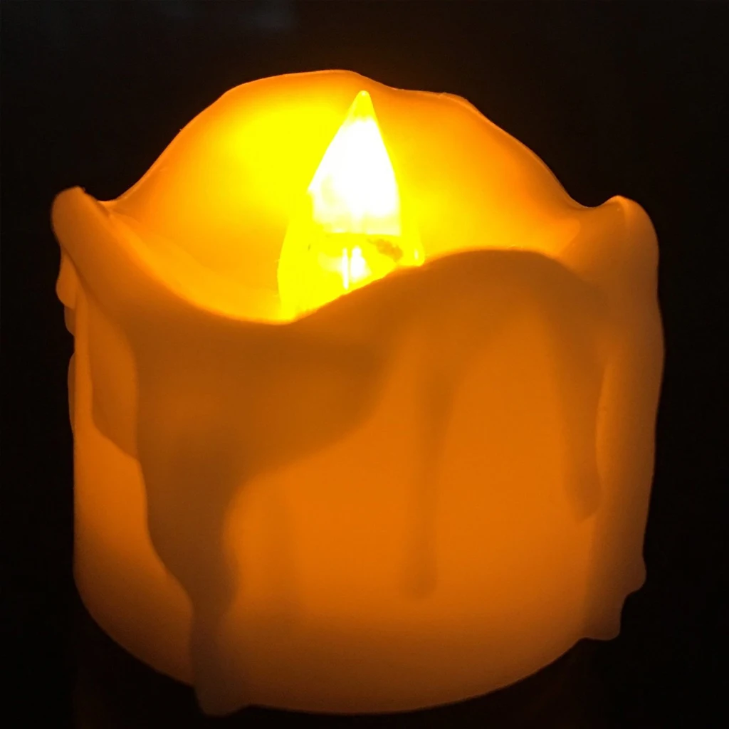 12 шт. светодиодный светильник для дома Свадебные украшения Батарея-приведенный в