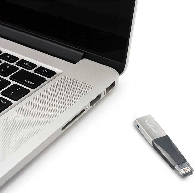 SanDisk USB флэш-накопитель iXPand OTG разъем Lightning U диск 3 0 Флешка 32 Гб 64 128 ГБ
