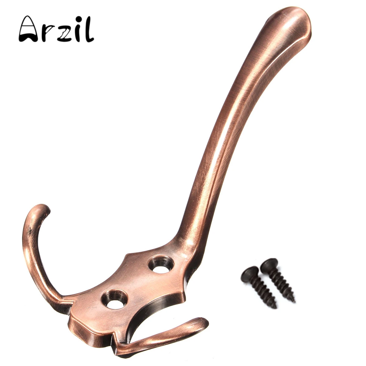 Домашняя кухня ретро двойной настенный крючок из цинкового сплава вешалка для