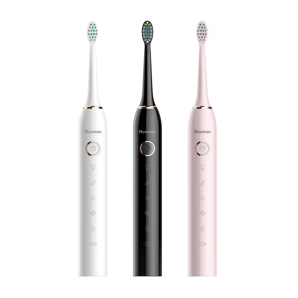 Электрическая перезаряжаемая зубная щетка для глубокой чистки с сменной