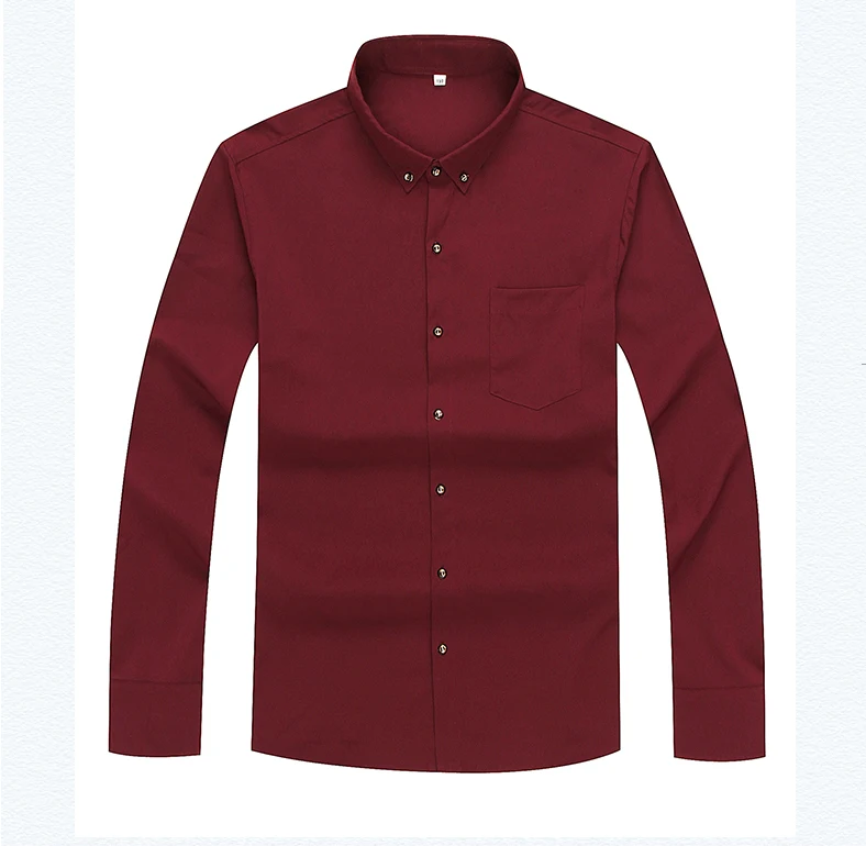 FAISIENS Высококачественная Мужская рубашка с длинным рукавом 10XL 12XL 14XL розовый синий 6XL 7XL 8XL формальная повседневная мужская рубашка большого размера 54 60