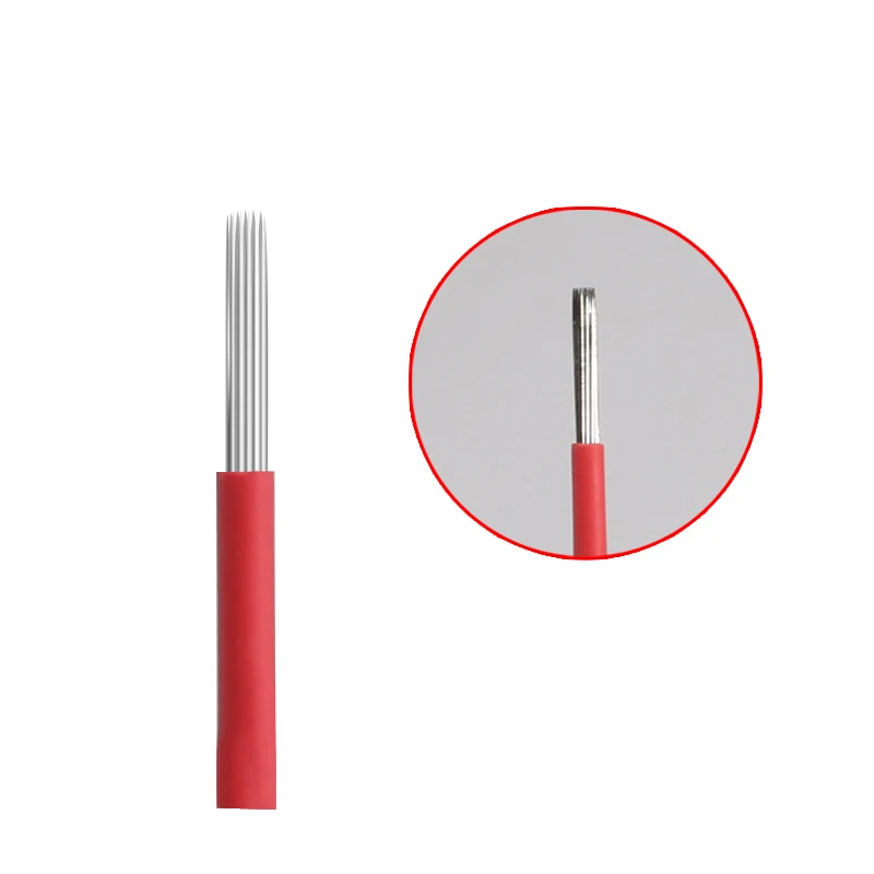 100 шт. 17 круглых игл для ручной ручки полуперманентный макияж ручная ручка тумана