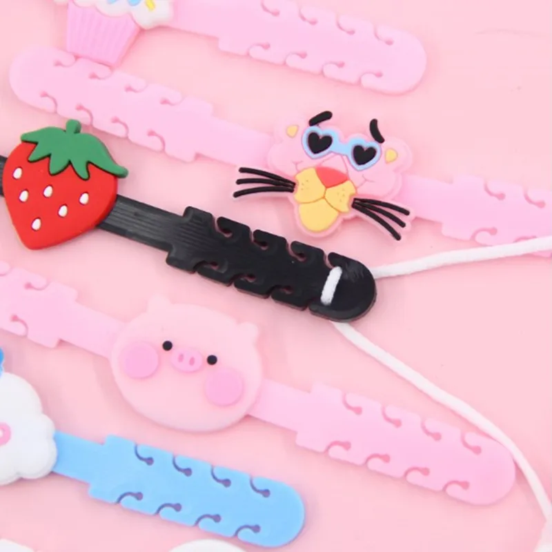 Фигурные зажимы для ушей регулируемые Нескользящие 10 шт.|Резинки| |