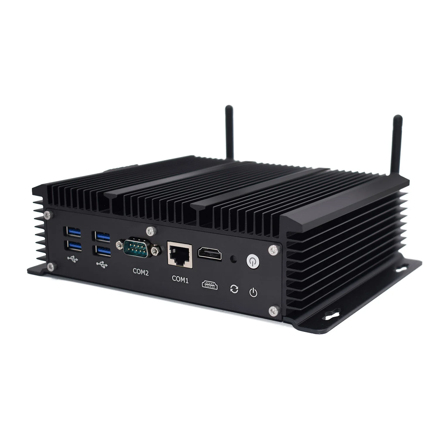 Fanless Industrial pc Core i5 10210u 8265u 6LAN DDR4 RAM Pentium 5405U Firewall Router pfSense Computer support 3G/4G | Компьютеры и
