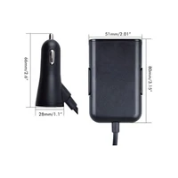 5v4 8a mobile phone charger 4 port usb car charger adapter compatible for all usb powered devices auto accessories 1pc