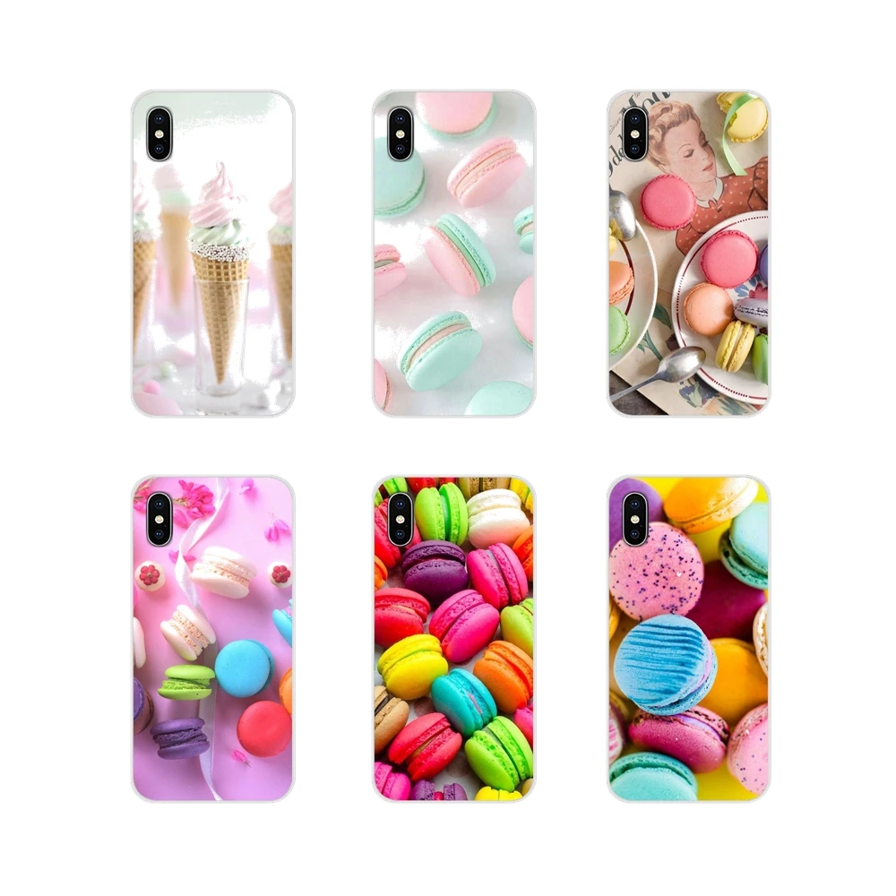 Настраиваемые чехлы для Huawei G7 G8 P8 P9 P10 P20 P30 Lite Mini Pro P Smart Plus 2017 2018 2019 с десертами мороженое Ladurée Macarons.