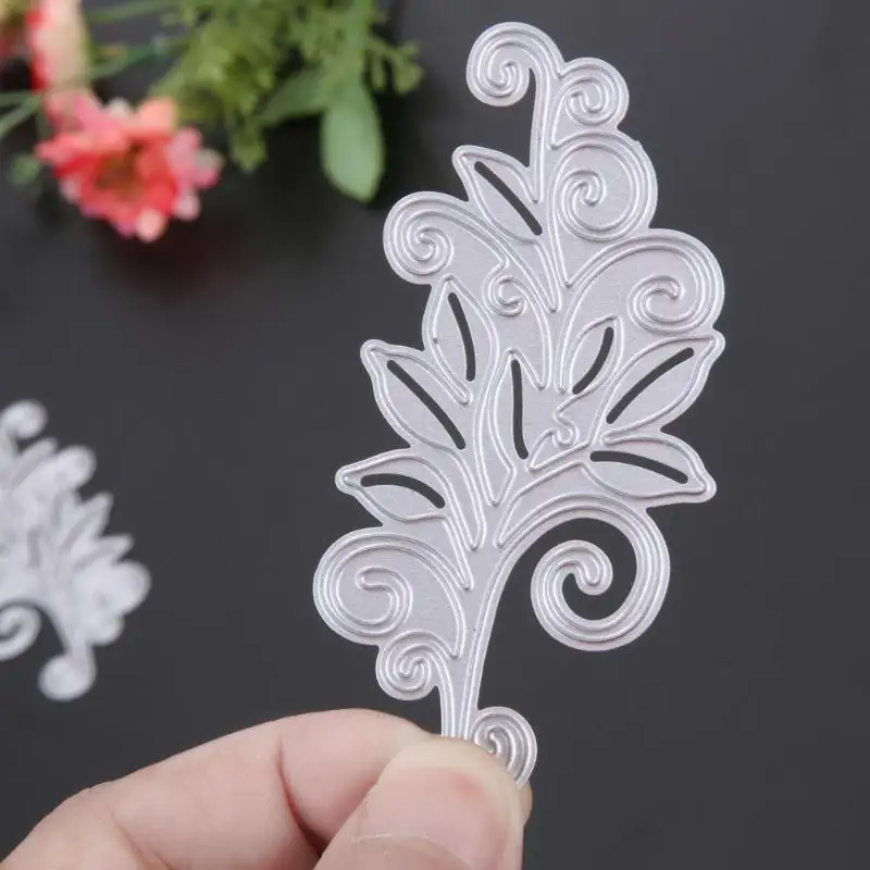 2 шт./компл. цветочным принтом в стиле сделай сам Форма Трафаретный вырубной штамп