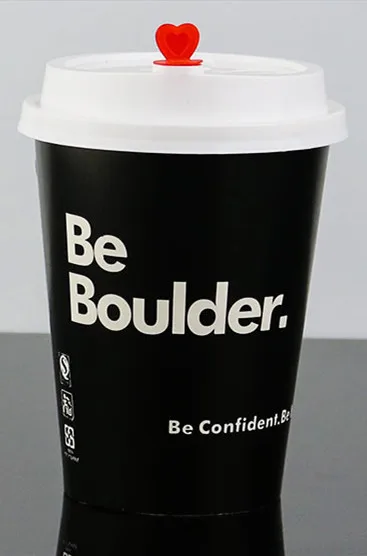 cup and lid1 50 шт. Высококачественная Черная одноразовая кофейная чашка креативный день рождения чай сок бумажные стаканчики на вынос упаковка с крышкой - Цвет: cup and lid1