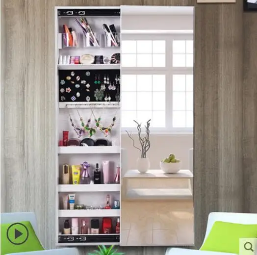 

Зеркало в полный рост, шкаф для хранения драгоценностей, гардероб на стене, боковая Выдвижная на стене зеркало для примерки